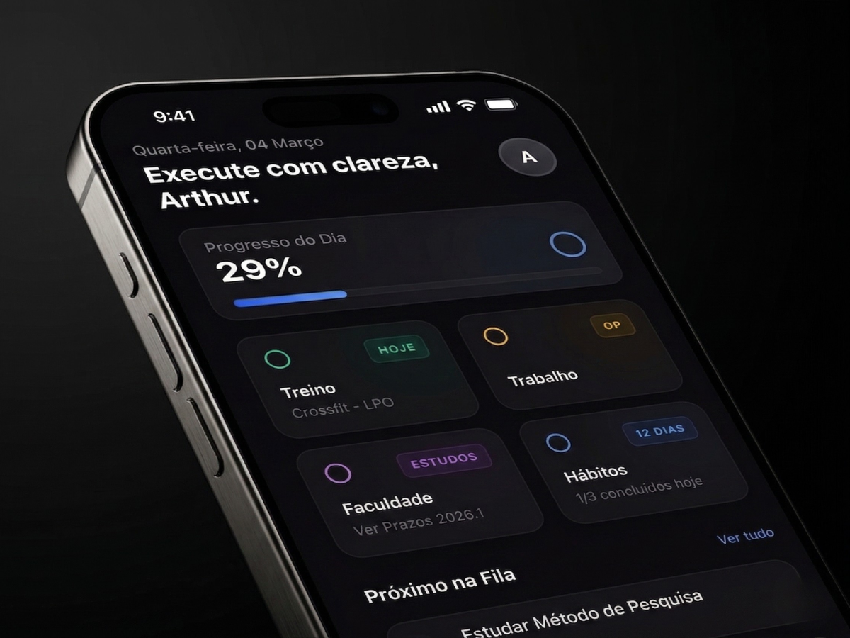 App de Organização pessoal